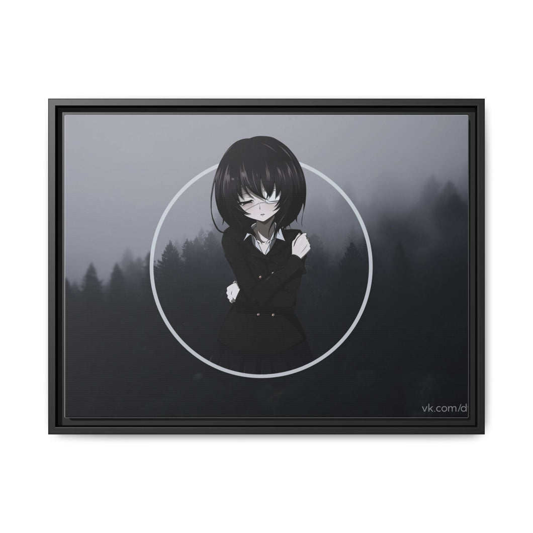 Misaki Mei Canvas Framed Art Print