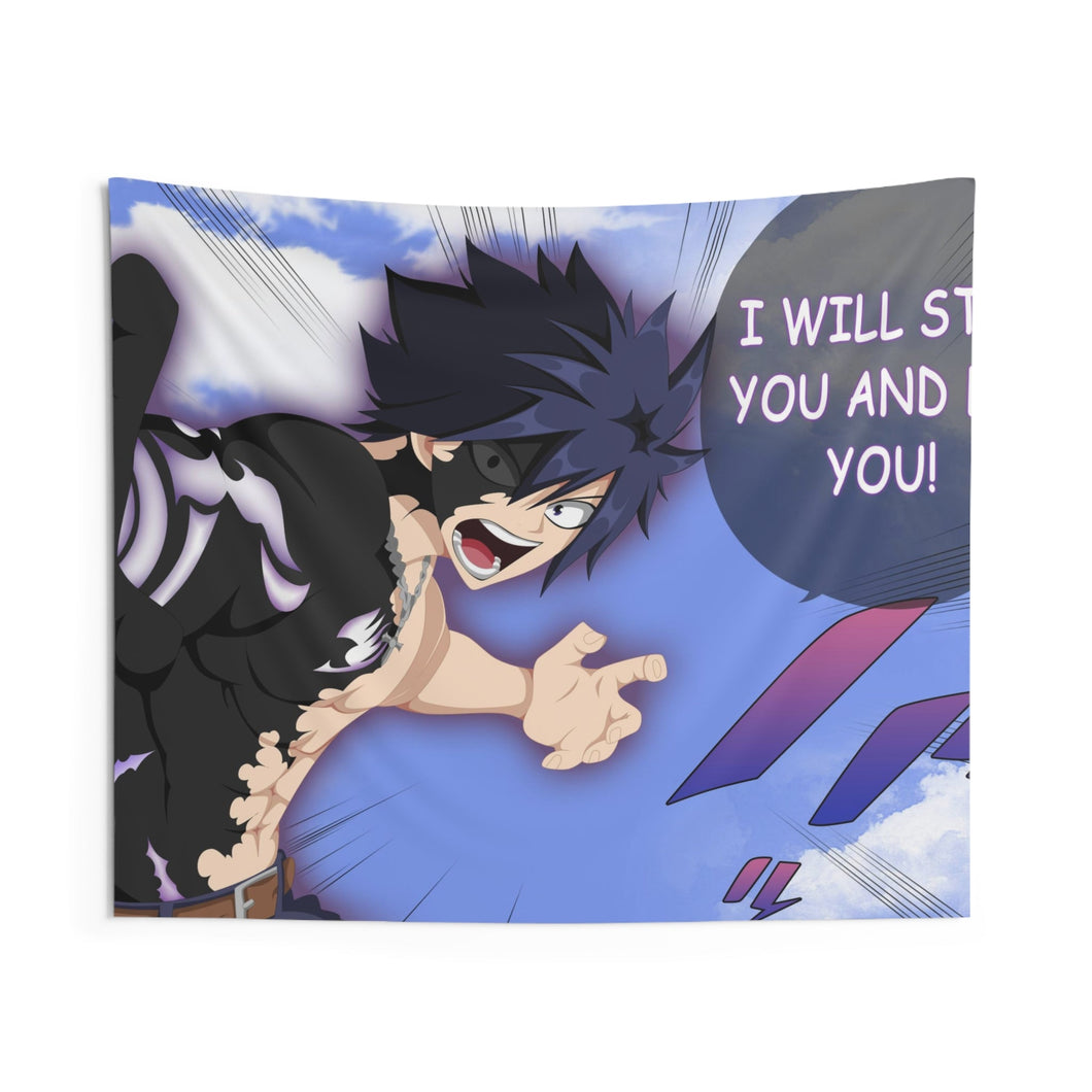 Fairy Tail Gray Fullbuster Indoor Wall Tapestry