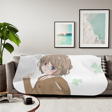 Load image into Gallery viewer, Rascal Does Not Dream Of Bunny Girl Senpai Sherpa Blanket
