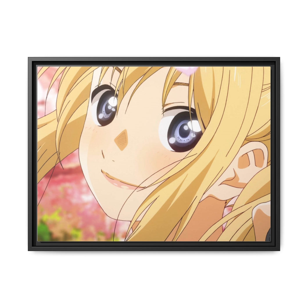 Your Lie In April / Shigatsu Wa Kimi No Uso - Kaori Miyazono Canvas Framed Art Print