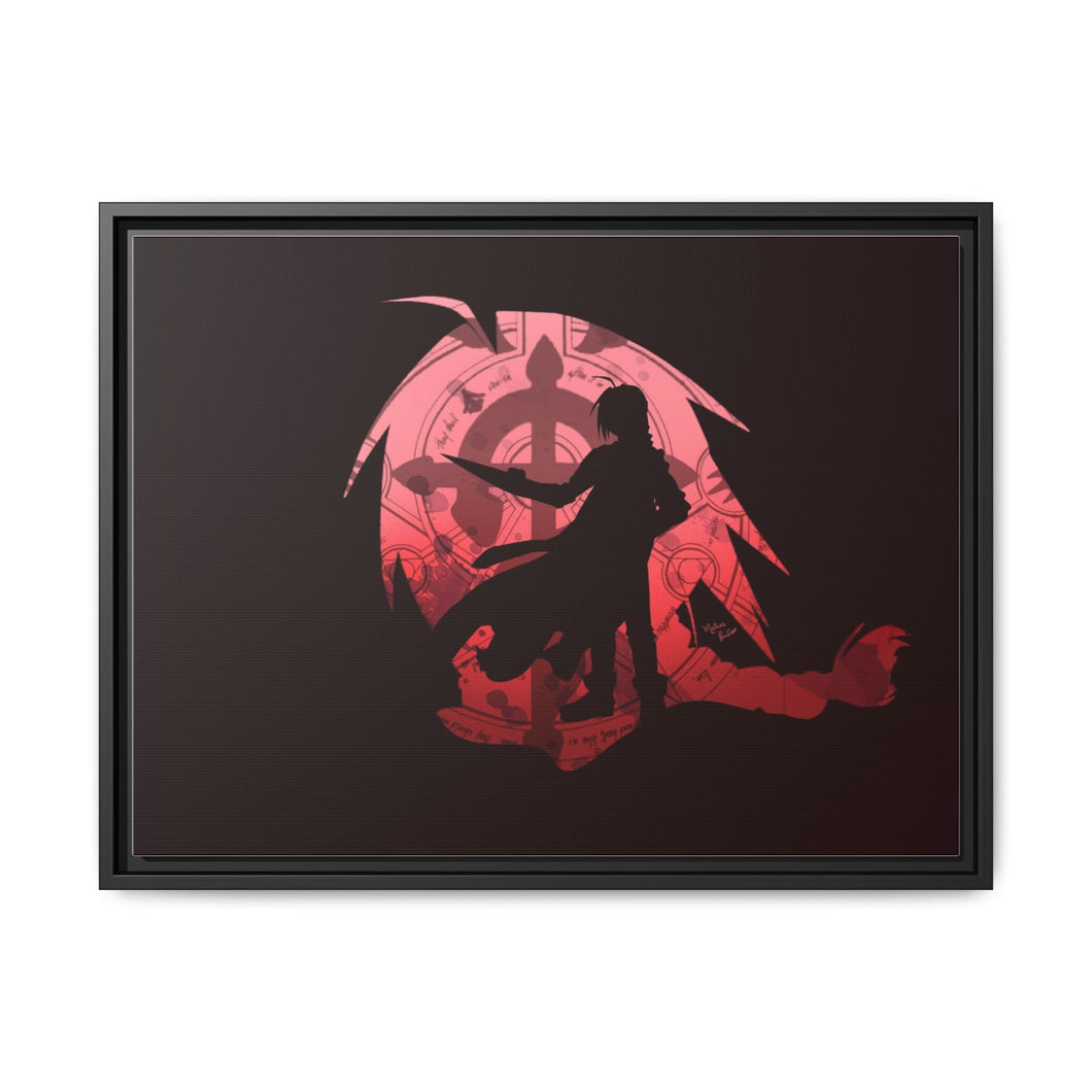 Anime FullMetal Alchemist Canvas Framed Art Print