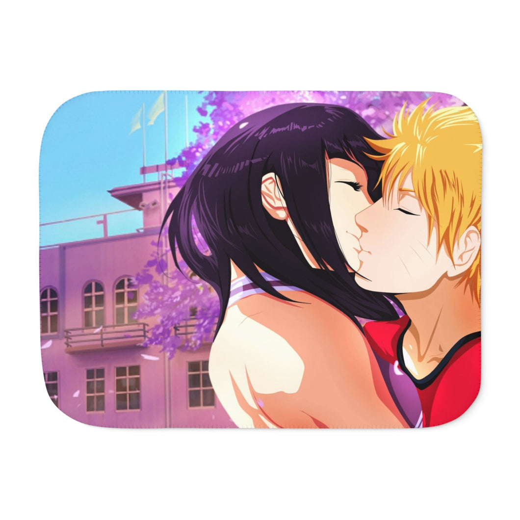NaruHina Sherpa Blanket