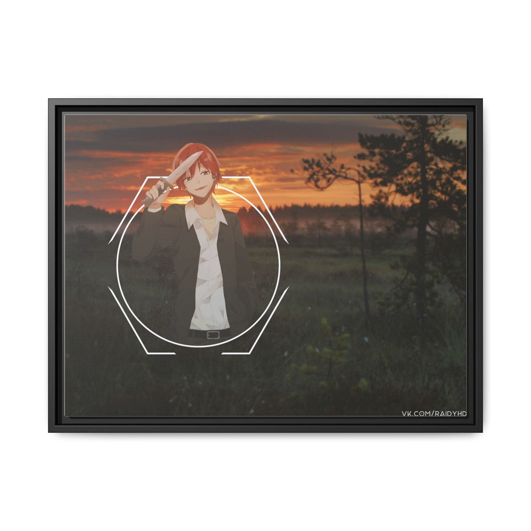 Assassination Classroom Karma Akabane Canvas Framed Art Print
