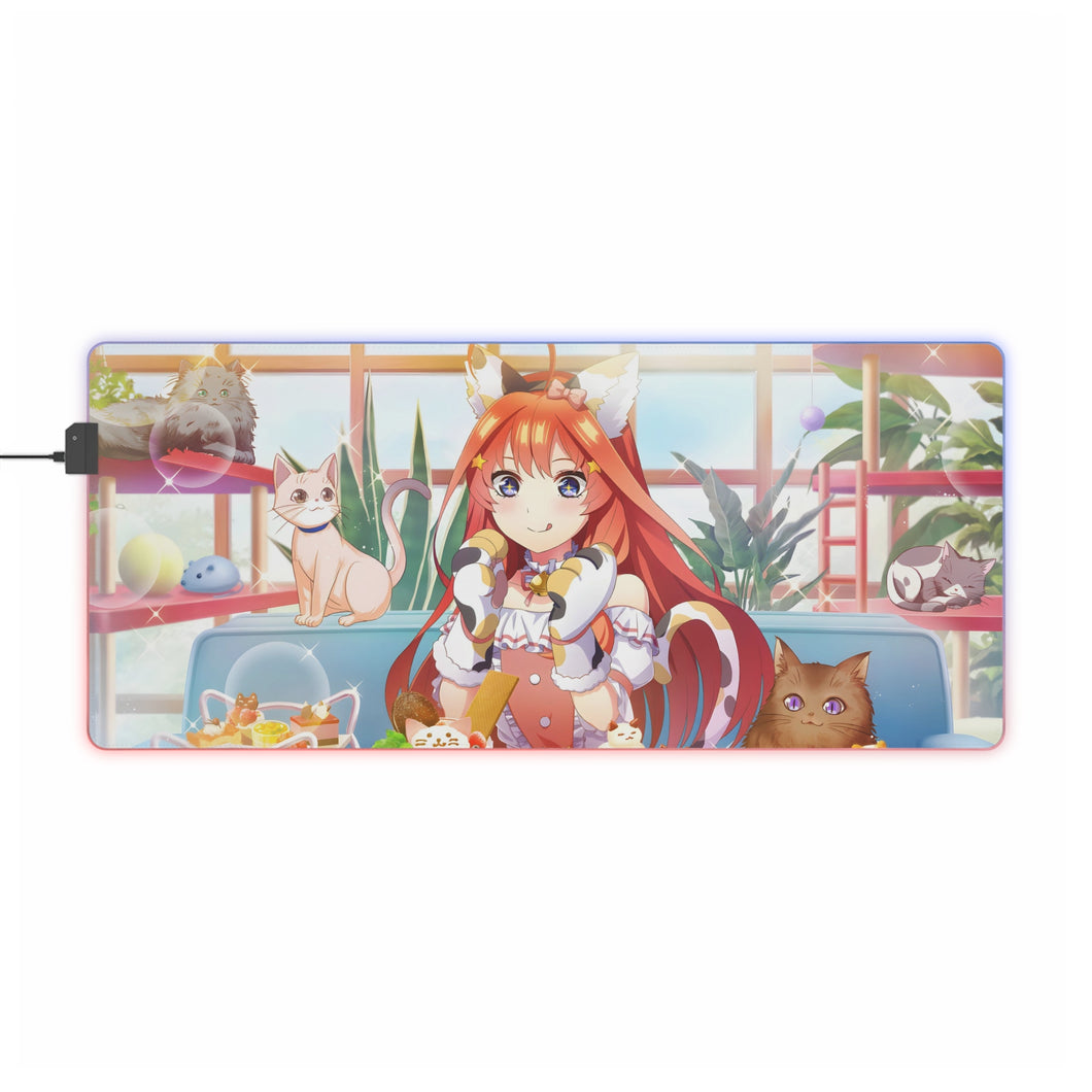 The Quintessential Quintuplets RGB LED Mouse Pad (Desk Mat)