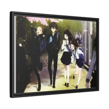 Load image into Gallery viewer, Hyouka Eru Chitanda, Satoshi Fukube, Mayaka Ibara Canvas Framed Art Print
