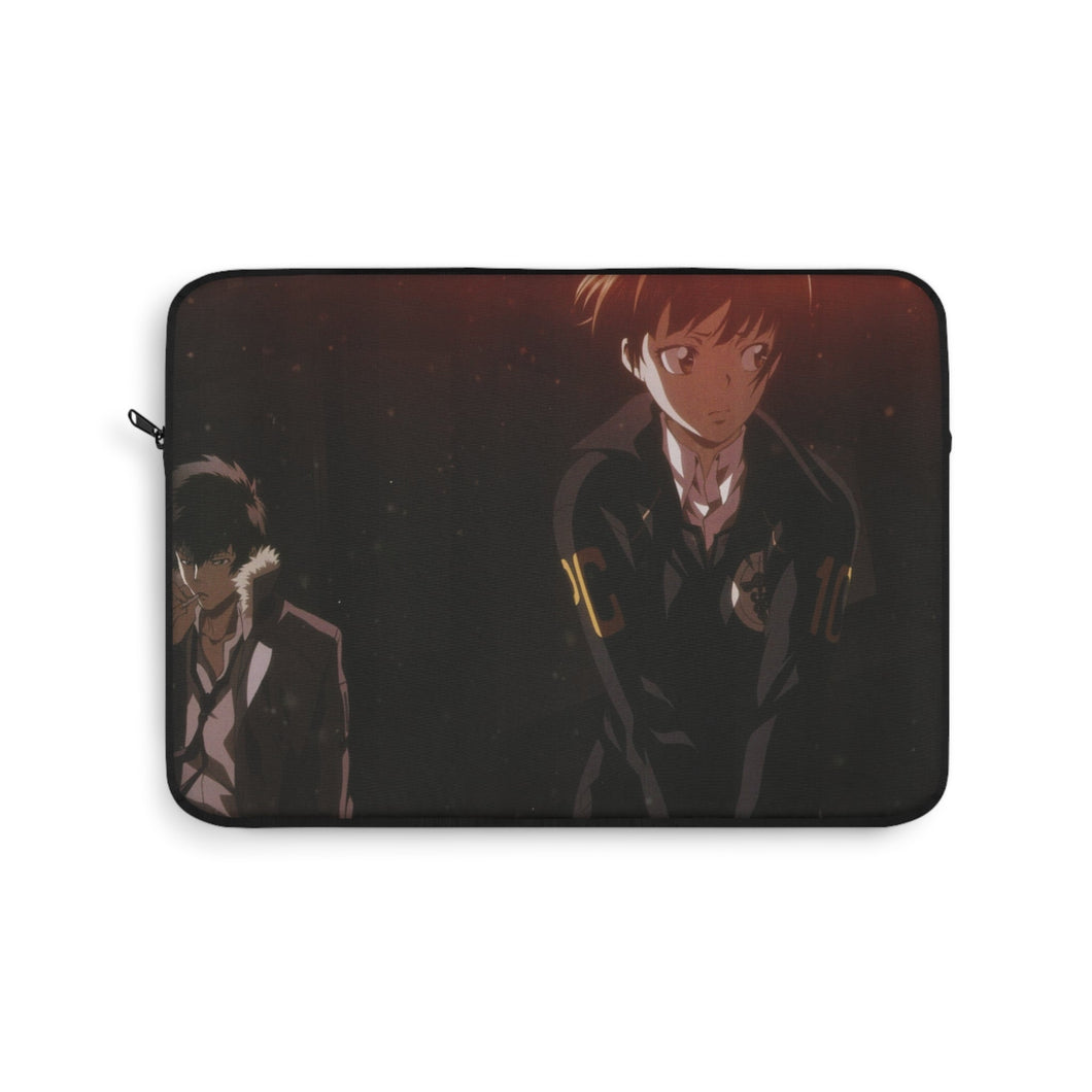 Shinya Kogami And Akane Tsunemori Together Laptop Sleeve