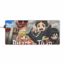Load image into Gallery viewer, Attack On Titan: Junior High RGB LED Mouse Pad (Desk Mat)
