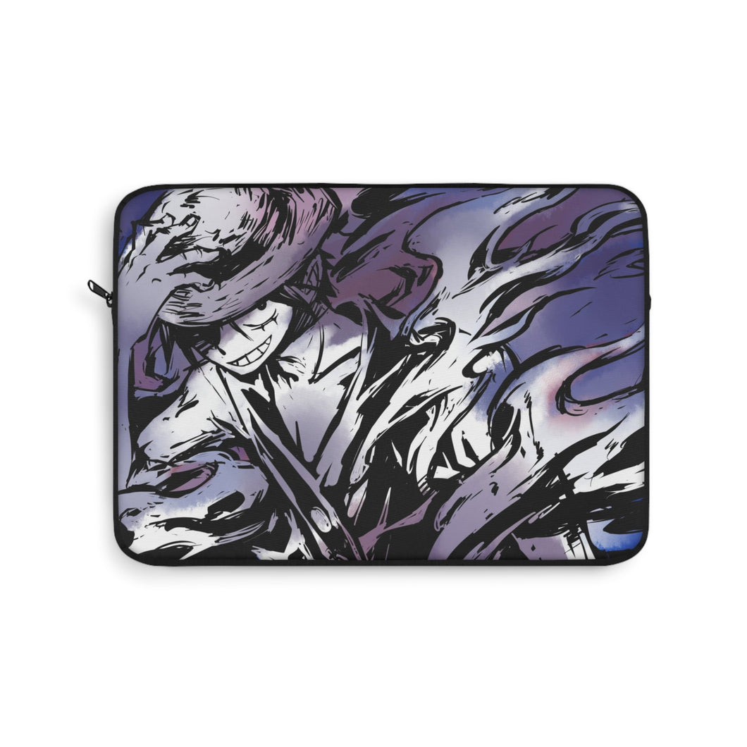 Luffy blue fire Laptop Sleeve