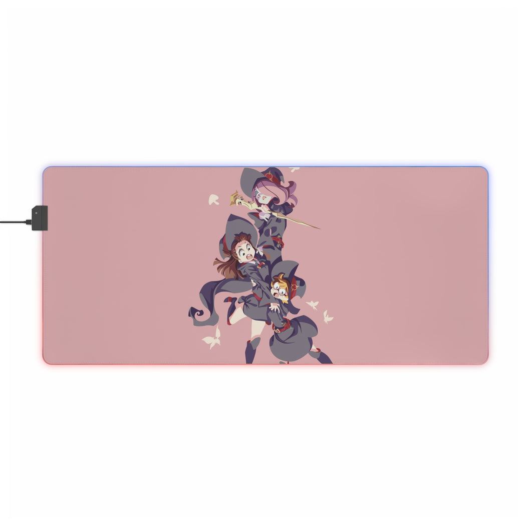 Little Witch Academia Atsuko Kagari, Sucy Manbavaran, Computer Keyboard Pad, Lotte Yanson RGB LED Mouse Pad (Desk Mat)