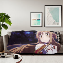 Load image into Gallery viewer, Kirito and Asuna Sherpa Blanket
