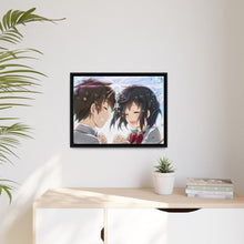 Load image into Gallery viewer, Taki and Mitsuha (Your Name) Canvas Framed Art Print

