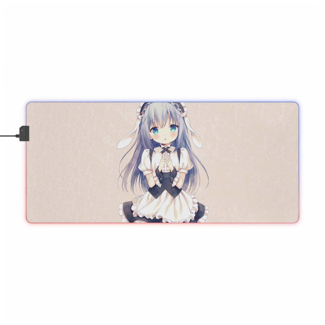 Is The Order A Rabbit? RGB LED Mouse Pad (Desk Mat)