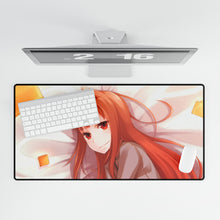 Load image into Gallery viewer, Anime Spice and Wolf Mouse Pad (Desk Mat)
