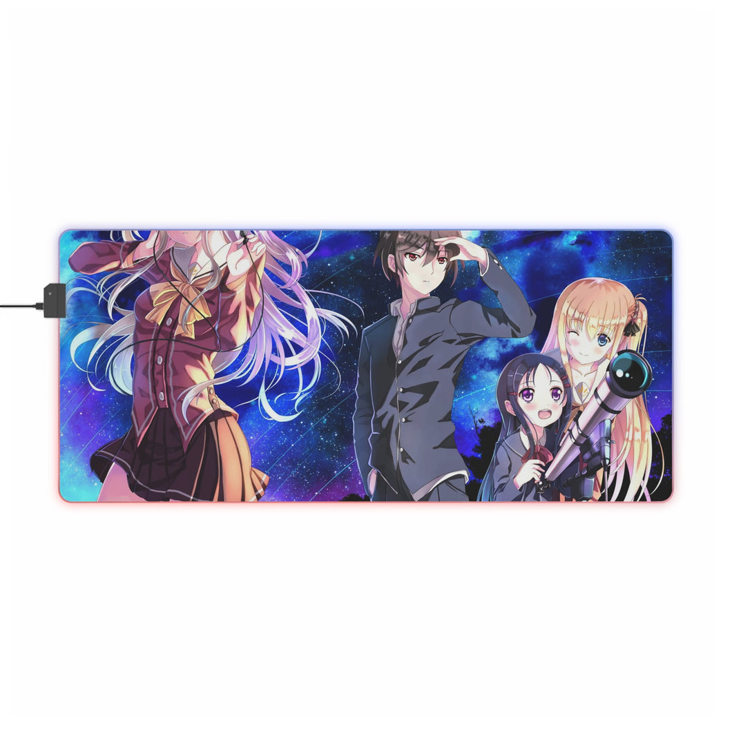 Charlotte Nao Tomori, Ayumi Otosaka RGB LED Mouse Pad (Desk Mat)