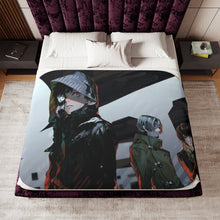 Load image into Gallery viewer, Tokyo Ghoul Ken Kaneki Sherpa Blanket
