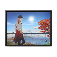 Darling, im tired of mechas! Canvas Framed Art Print