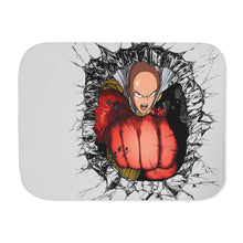 Load image into Gallery viewer, Anime One-Punch Man Sherpa Blanket
