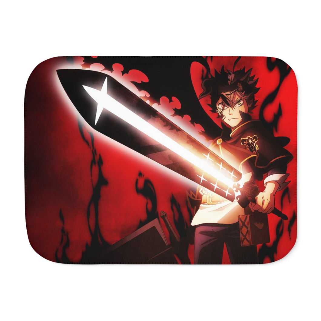 Anime Black Clover Sherpa Blanket