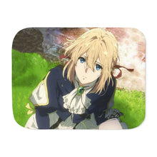 Load image into Gallery viewer, Anime Violet Evergarden Sherpa Blanket
