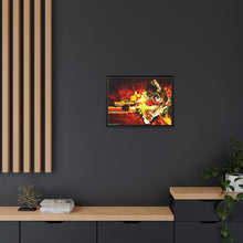 Load image into Gallery viewer, Anime Samurai Champloor Canvas Framed Art Print
