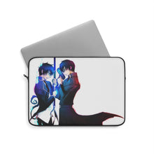 Load image into Gallery viewer, Rin and Yukio Okumura Laptop Sleeve
