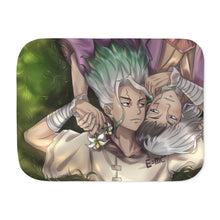 Load image into Gallery viewer, Anime Dr. Stone Sherpa Blanket

