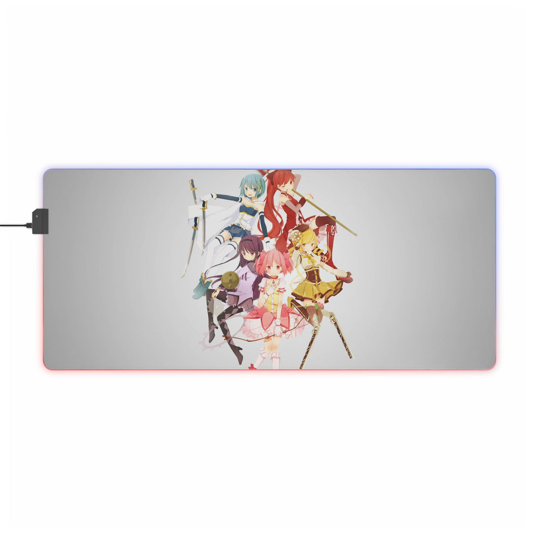 Puella Magi Madoka Magica RGB LED Mouse Pad (Desk Mat)
