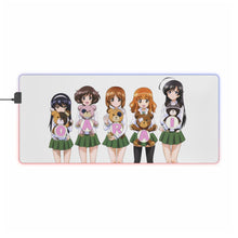 Load image into Gallery viewer, Girls und Panzer RGB LED Mouse Pad (Desk Mat)
