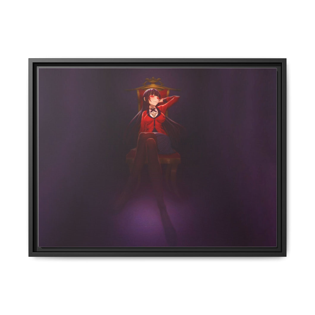 Yumeko Jabami Canvas Framed Art Print