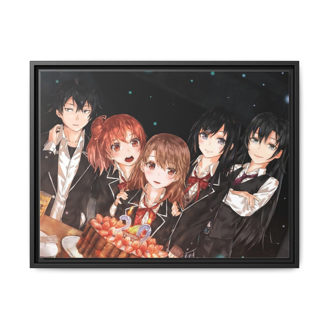 Anime My Teen Romantic Comedy SNAFU Canvas Framed Art Print