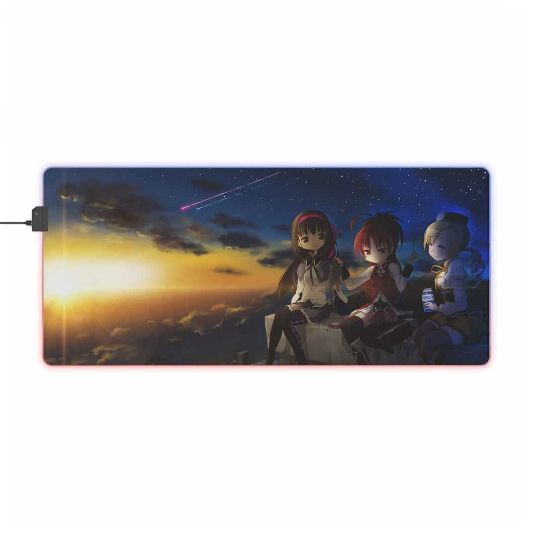 Puella Magi Madoka Magica RGB LED Mouse Pad (Desk Mat)