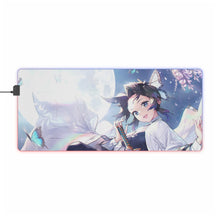 Load image into Gallery viewer, Shinobu Kochou/Kimetsu no Yaiba RGB LED Mouse Pad (Desk Mat)
