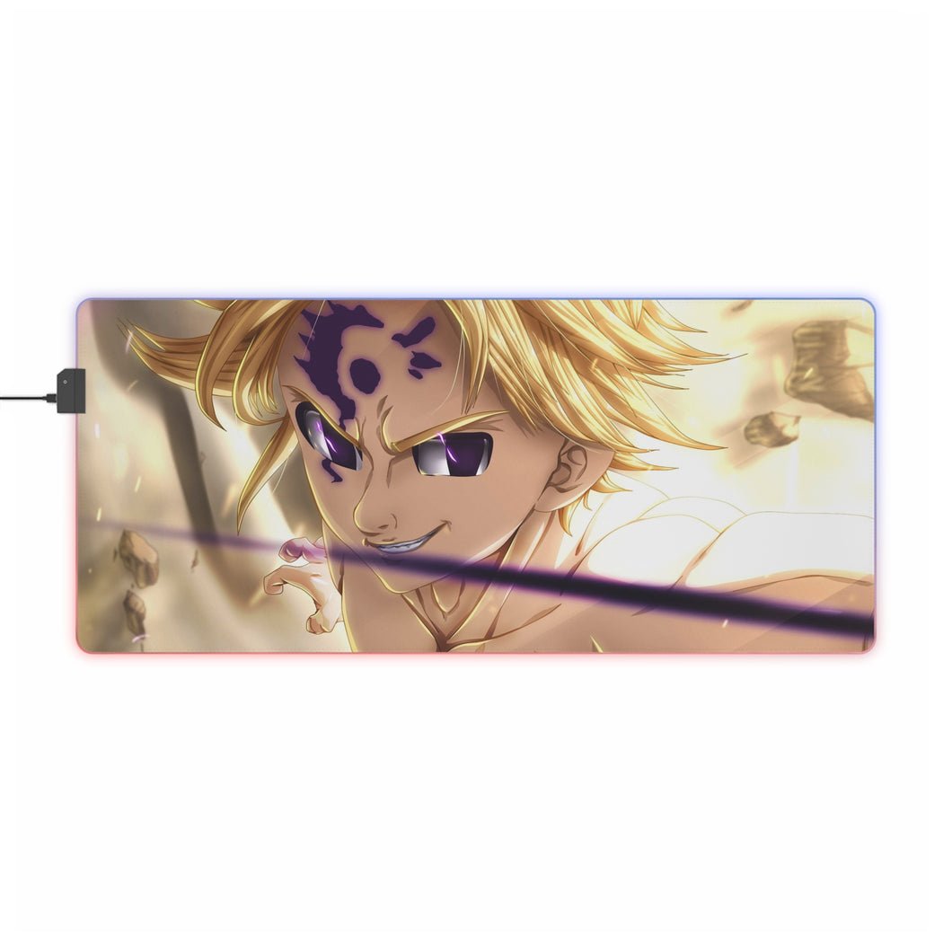 The Seven Deadly Sins Meliodas RGB LED Mouse Pad (Desk Mat)