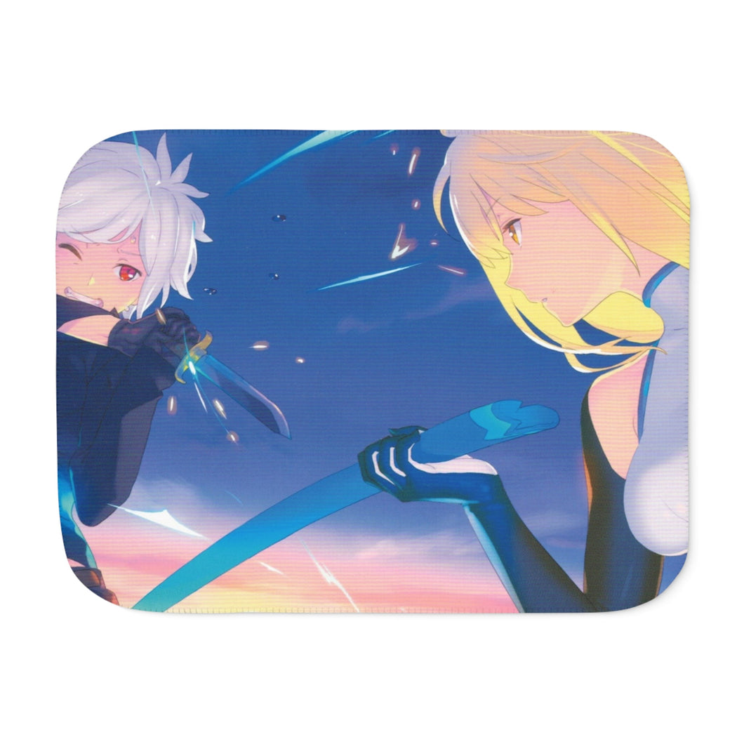 Is It Wrong To Try To Pick Up Girls In A Dungeon? Sherpa Blanket