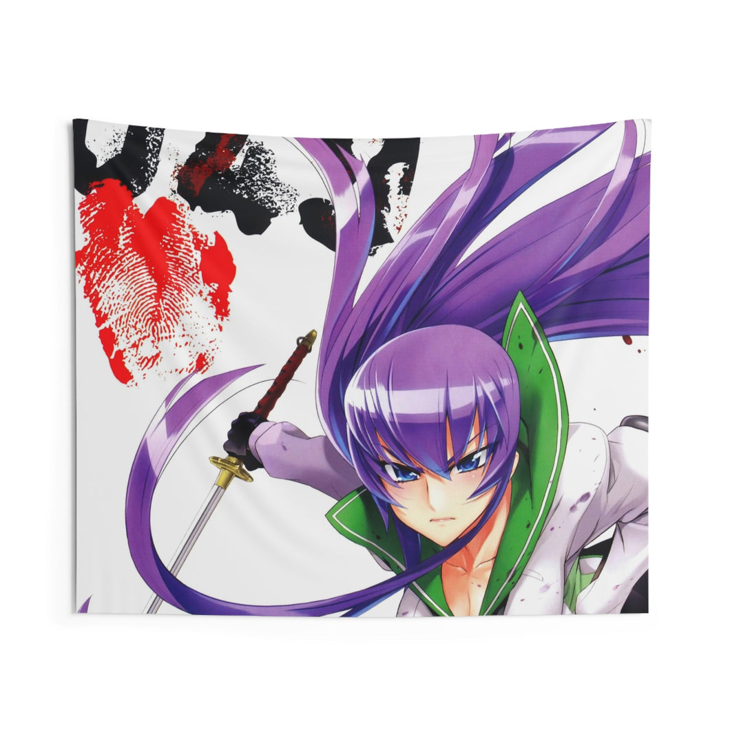 Highschool Of The Dead Indoor Wall Tapestry