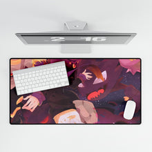 Load image into Gallery viewer, Ghost Pokemon and Trainer Mouse Pad (Desk Mat)
