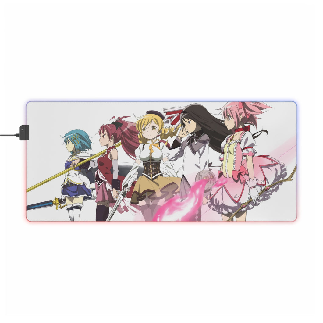 Puella Magi Madoka Magica RGB LED Mouse Pad (Desk Mat)