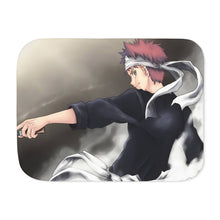 Load image into Gallery viewer, Anime Food Wars: Shokugeki no Soma Sherpa Blanket
