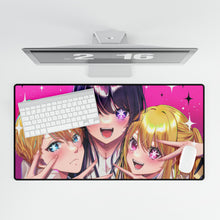 Load image into Gallery viewer, Hoshino Ai, Aquamarine Hoshino &amp; Ru Mouse Pad (Desk Mat)
