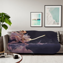 Load image into Gallery viewer, Saber Lily Sherpa Blanket
