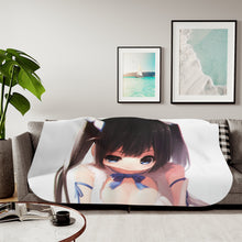 Load image into Gallery viewer, Is It Wrong to Try to Pick Up Girls in a Dungeon? Hestia Sherpa Blanket
