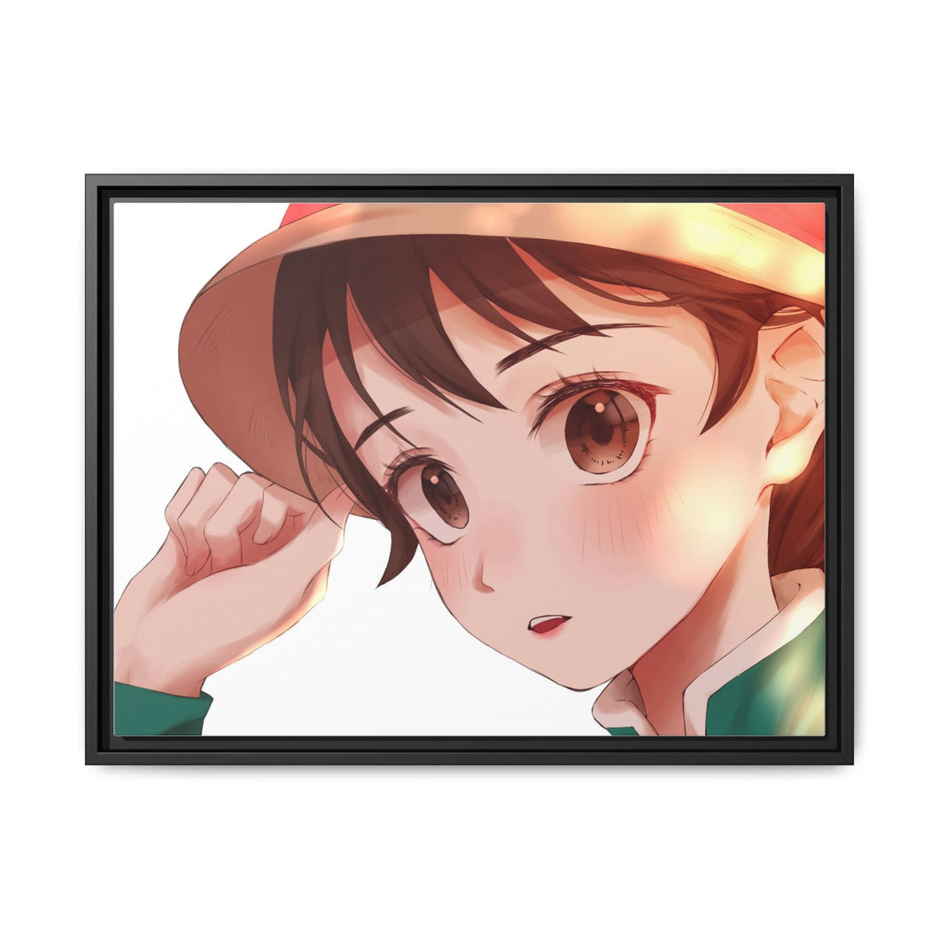 Anime Howl's Moving Castle Canvas Framed Art Print