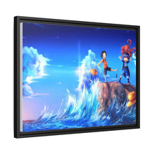 Load image into Gallery viewer, Luffy, Ace and Sabo Canvas Framed Art Print
