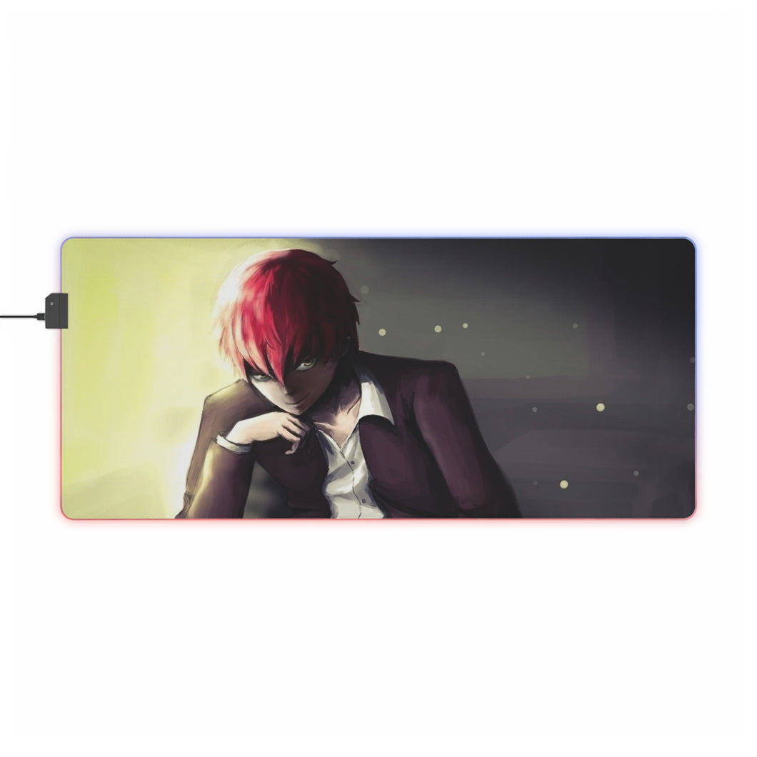 Assassination Classroom Karma Akabane RGB LED Mouse Pad (Desk Mat)