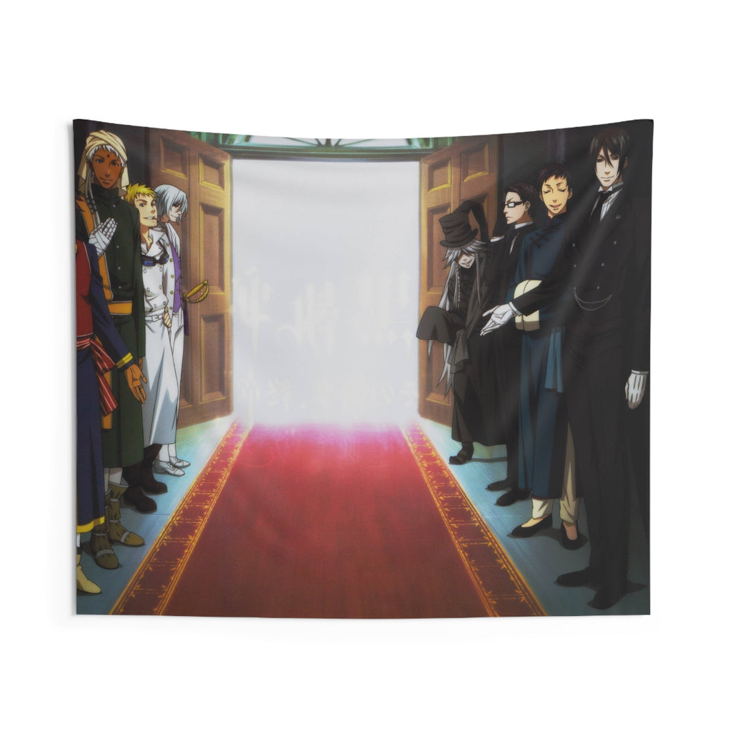 Black Butler Indoor Wall Tapestry