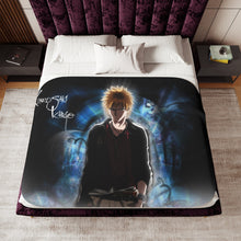 Load image into Gallery viewer, Ichigo Kurosaki - Illumination Sherpa Blanket
