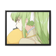 Code Geass - C.C. Canvas Framed Art Print