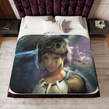Load image into Gallery viewer, Girl and Her Protector Sherpa Blanket
