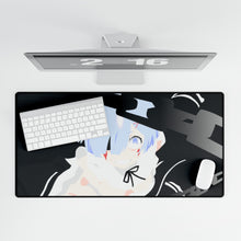 Load image into Gallery viewer, Rem Oni form vector Mouse Pad (Desk Mat)
