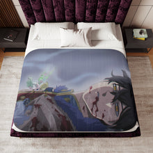 Load image into Gallery viewer, Black Clover Yuno Sherpa Blanket

